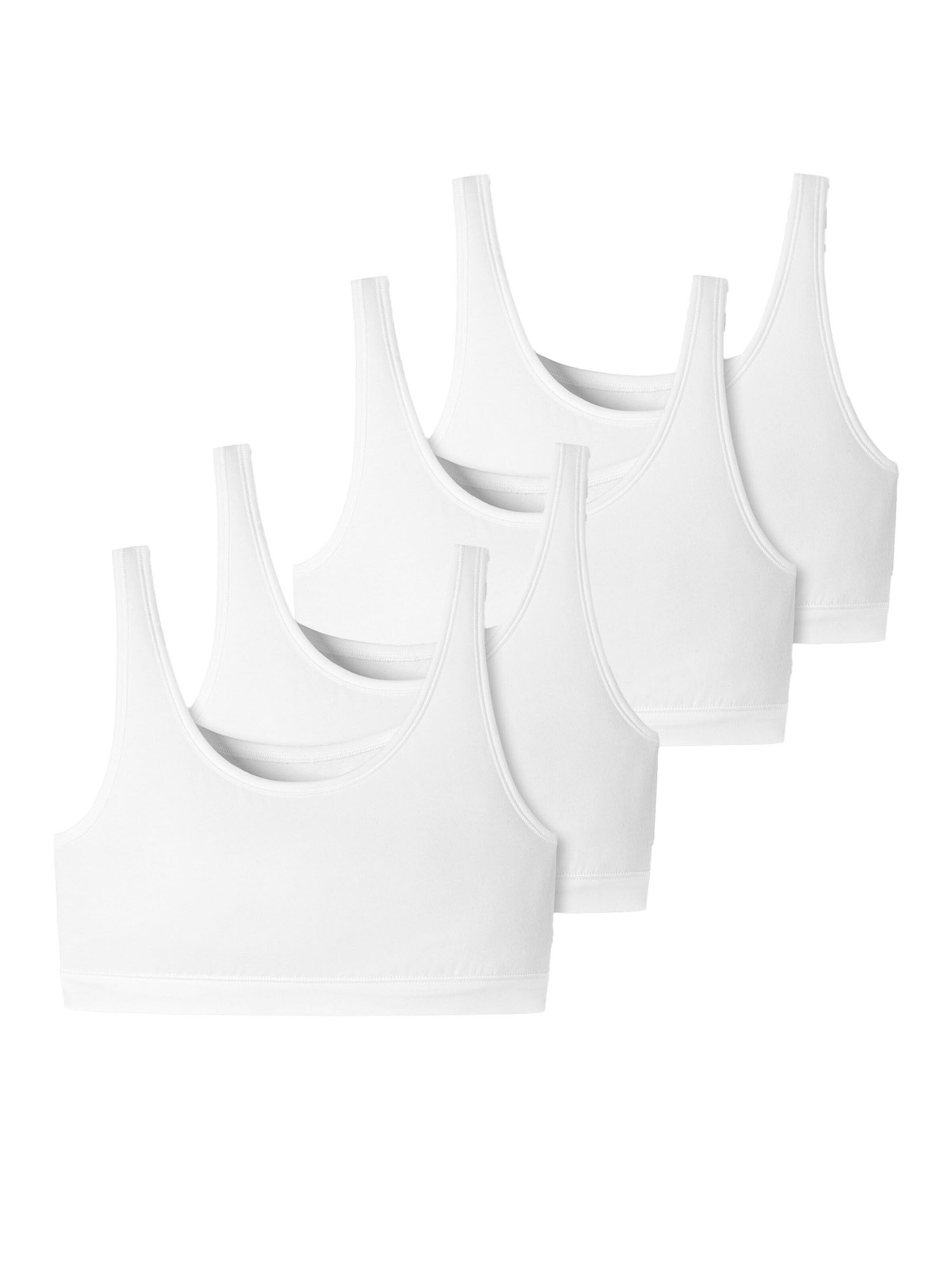 SCHIESSER Bustier Sujetador 95 5 Organic Cotton en Blanco ABOUT YOU