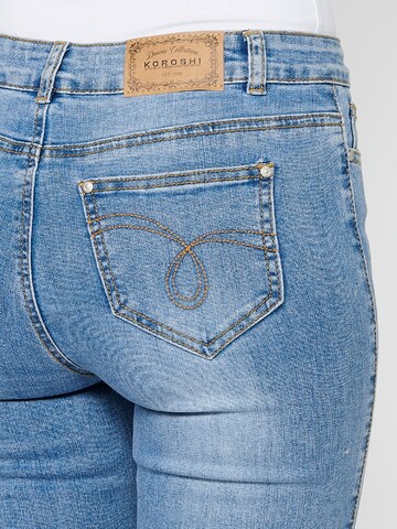 KOROSHI Slimfit Jeans in Blauw