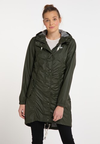 Manteau d’hiver Schmuddelwedda en vert : devant