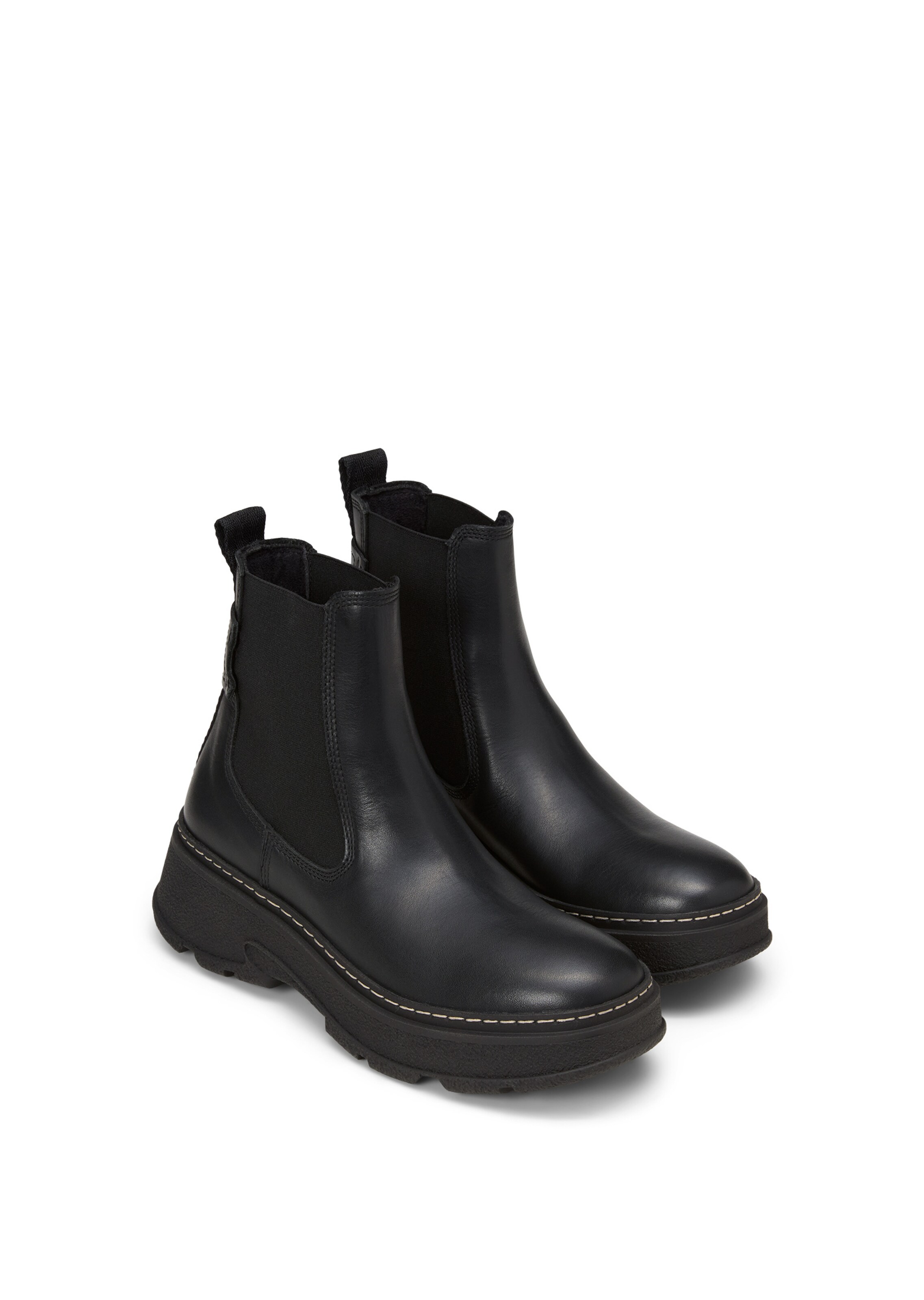 Marc O'Polo Chelsea boots 'Elisa' in Zwart