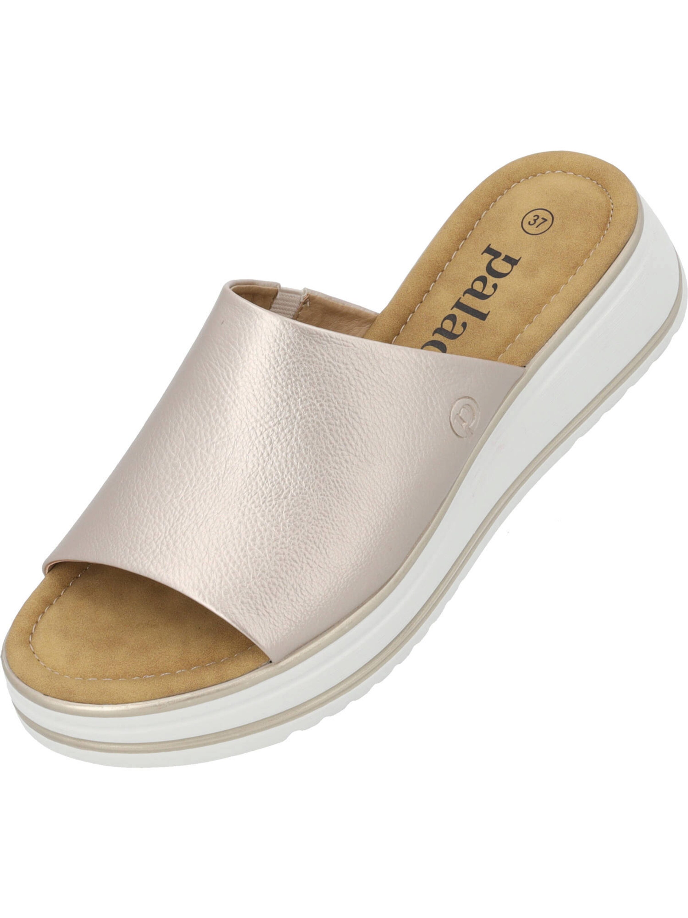 Palado Muiltjes 'Rhat' in Goud: voorkant