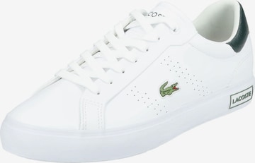 Baskets basses 'Powercourt' LACOSTE en blanc : devant