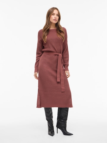 Rochie tricotat 'VIBUBBA' de la VILA pe roșu