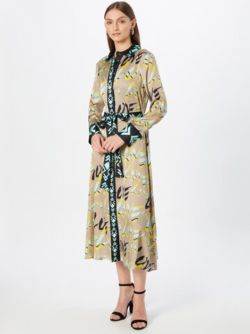 DELICATELOVE Sukienka koszulowa 'Mina' w kolorze beżowy: przód