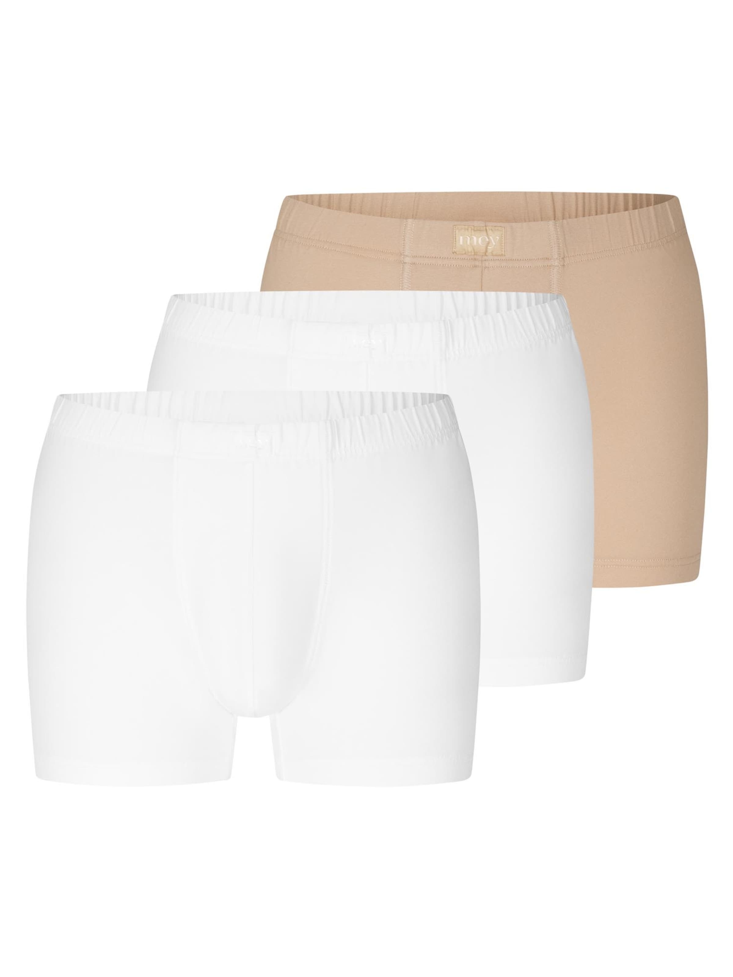 Mey Boxershorts 'Softball' in Beige: voorkant