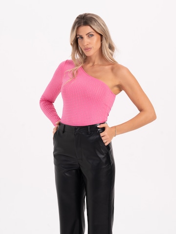 MYLAVIE by Sarah Harrison Футболка в Ярко-розовый: спереди