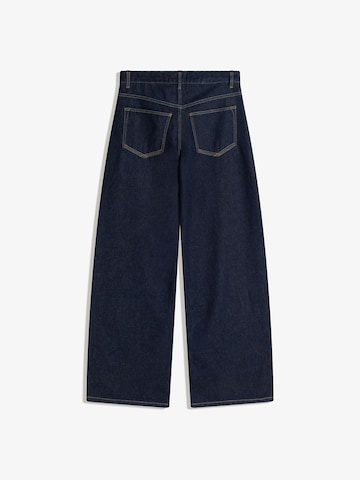 Bershka Baggy Jeans in Blue