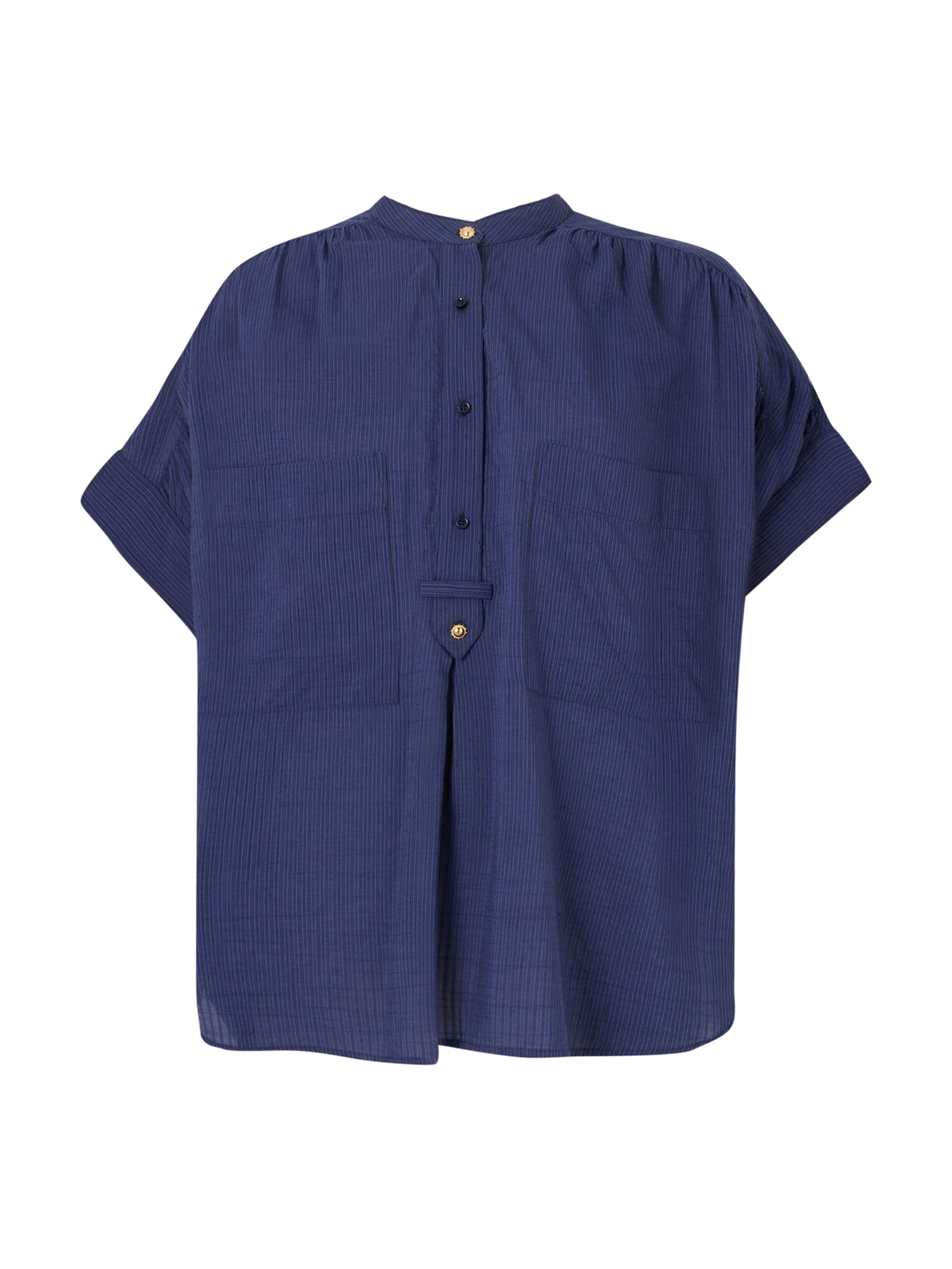 Chemisier 'CAMILLE' sessun en bleu : devant