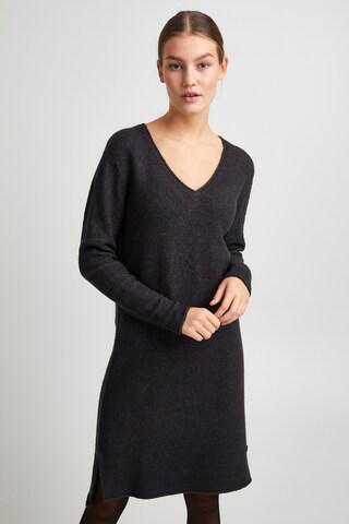 Oxmo Knitted dress 'Ida' in Grey: front