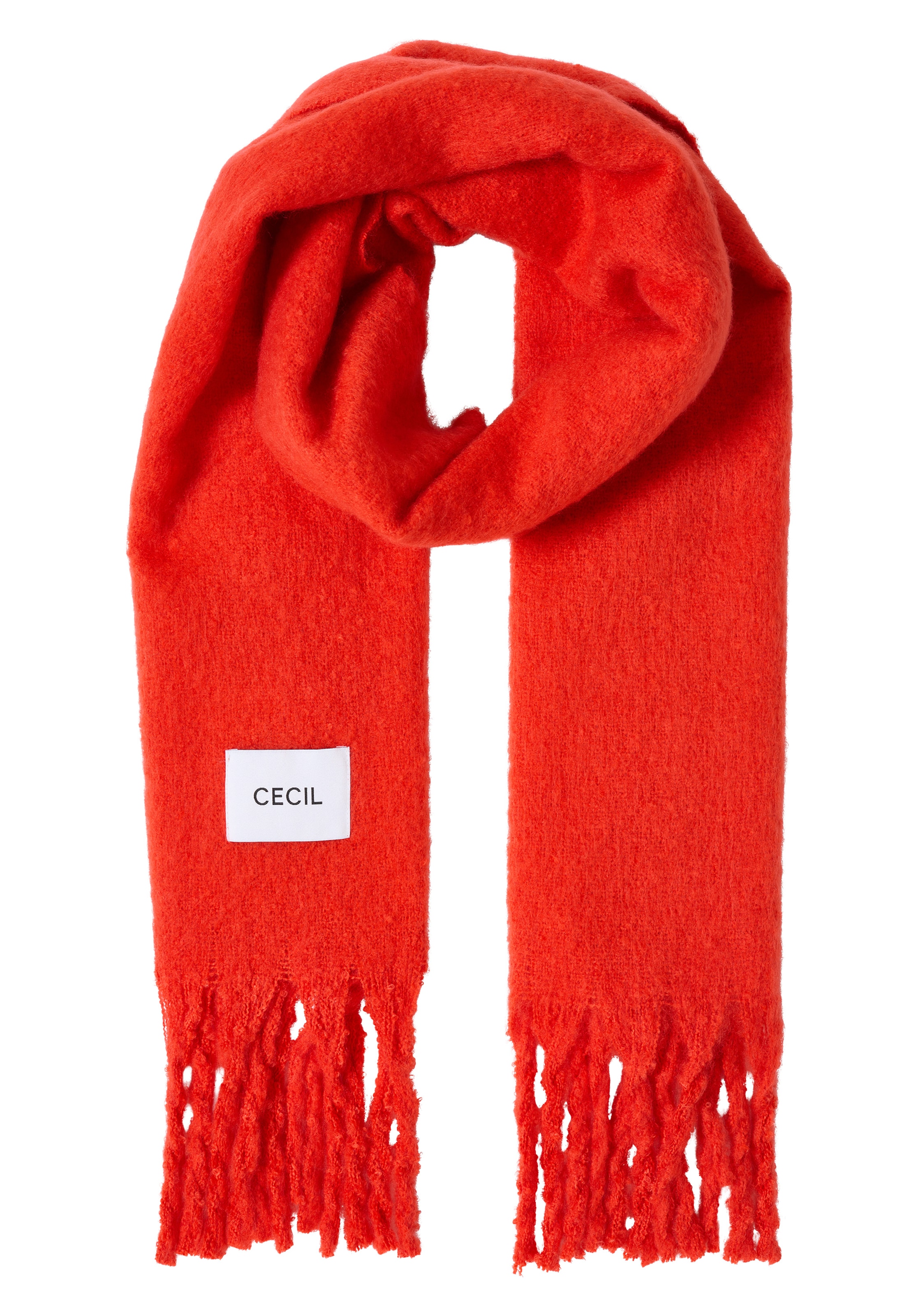 CECIL Scarf in Red: front