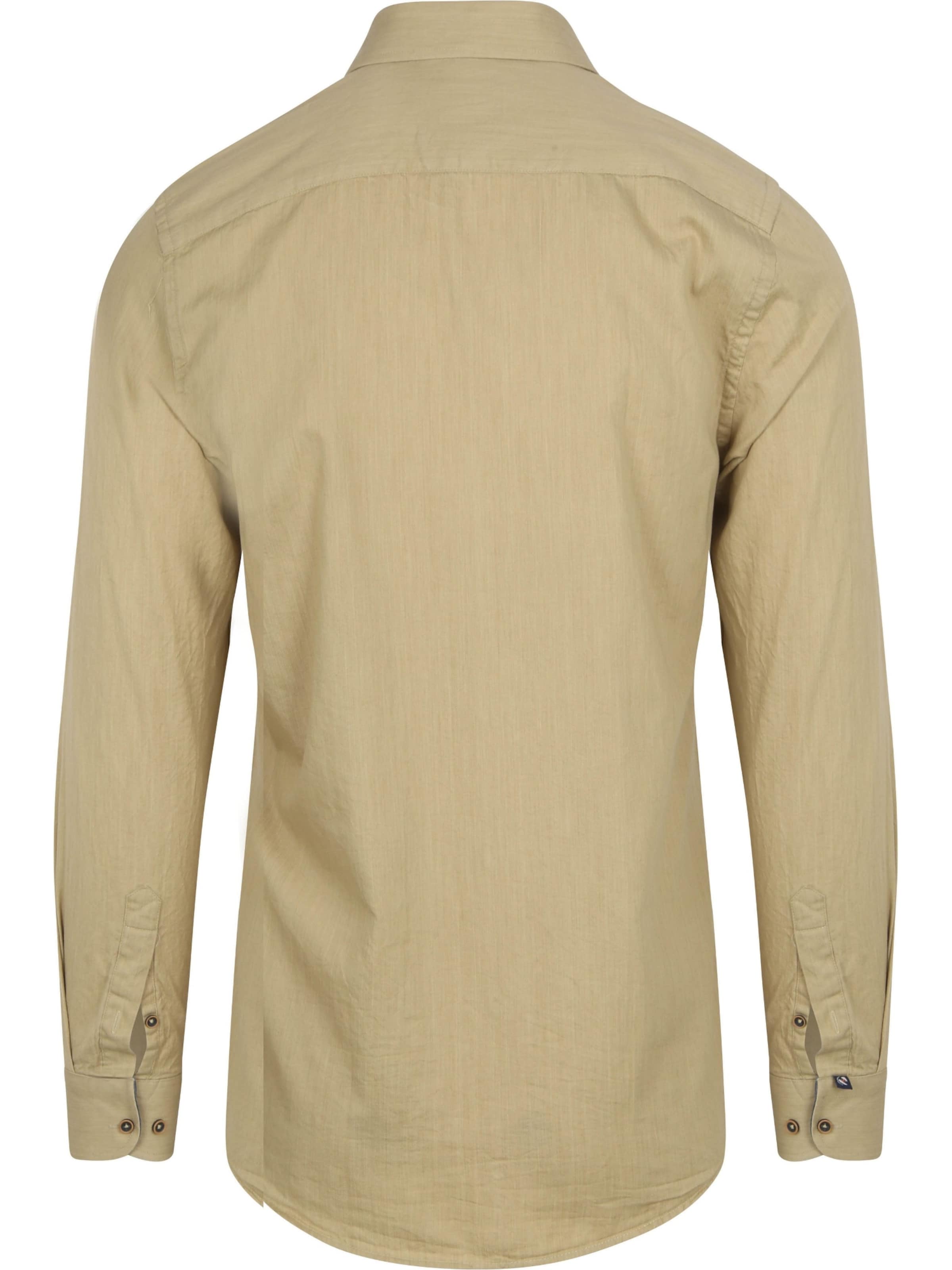 Coupe slim Chemise Suitable en beige