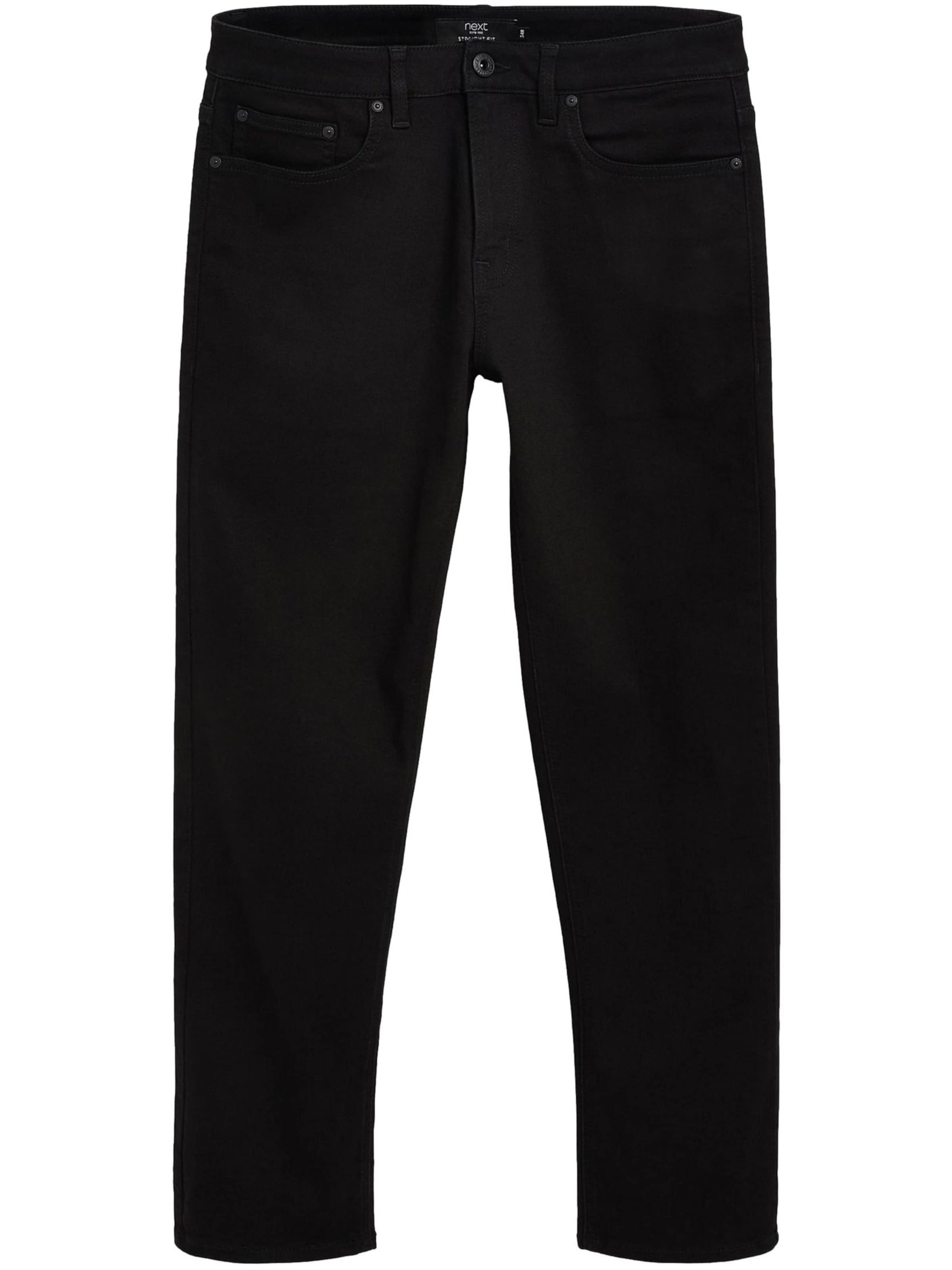 juoda Next Standartinis Džinsai: priekis