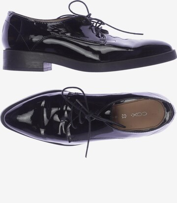 COX Flats & Loafers in 37 in Black: front