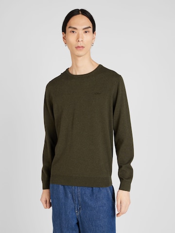 s.Oliver Sweater in Green: front