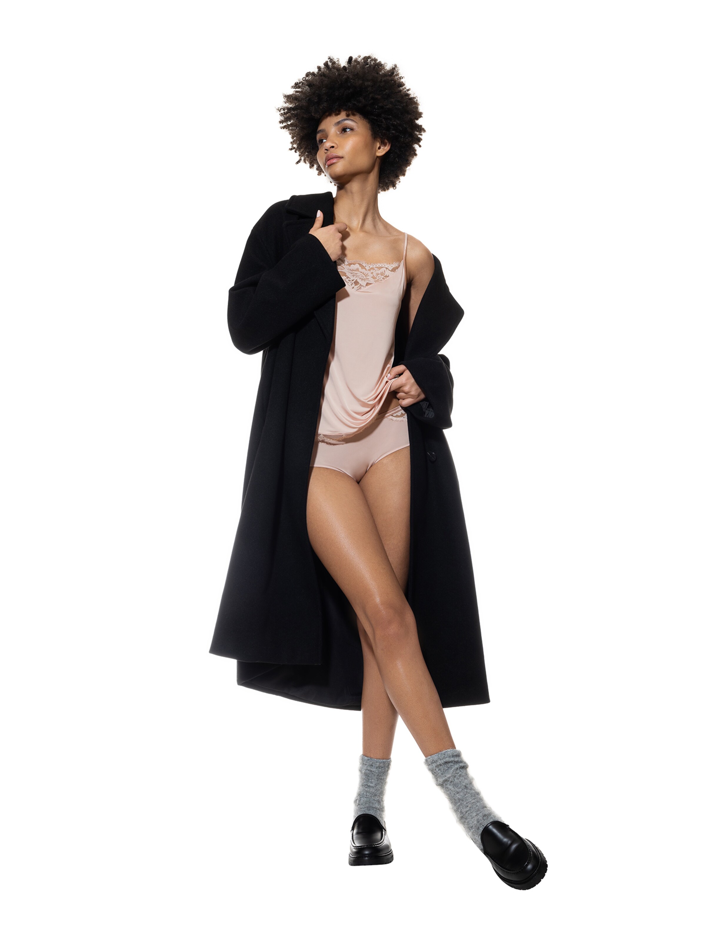 Haut ' Poetry' Mey en rose