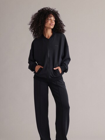 Veste de sport 'Bomber' Hey Honey en noir : devant