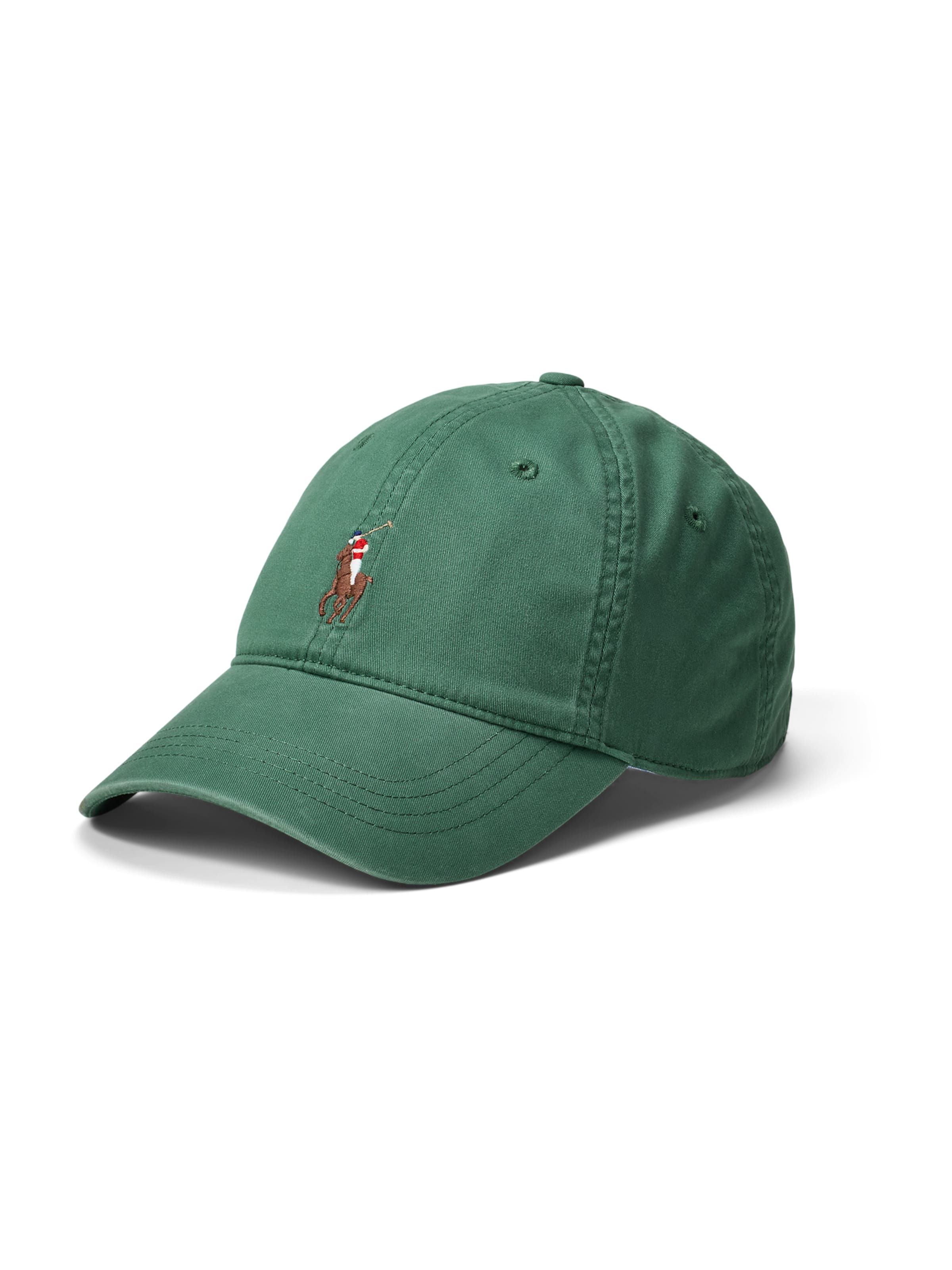 Cappello da baseball di Polo Ralph Lauren in verde: frontale