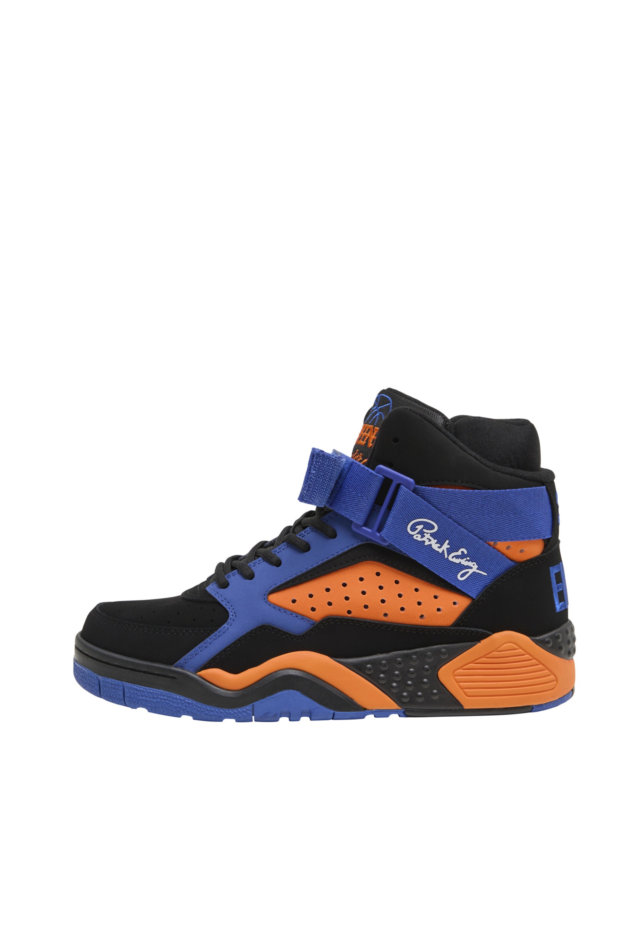 Sneaker alta 'Focus' di Ewing in nero: frontale