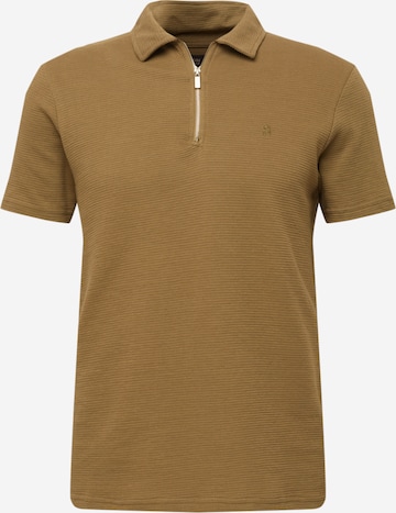 BURTON MENSWEAR LONDON Poloshirt 'Ottoman' in Braun: predná strana