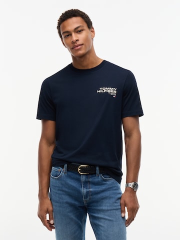 TOMMY HILFIGER Μπλουζάκι 'NY' σε μπλε