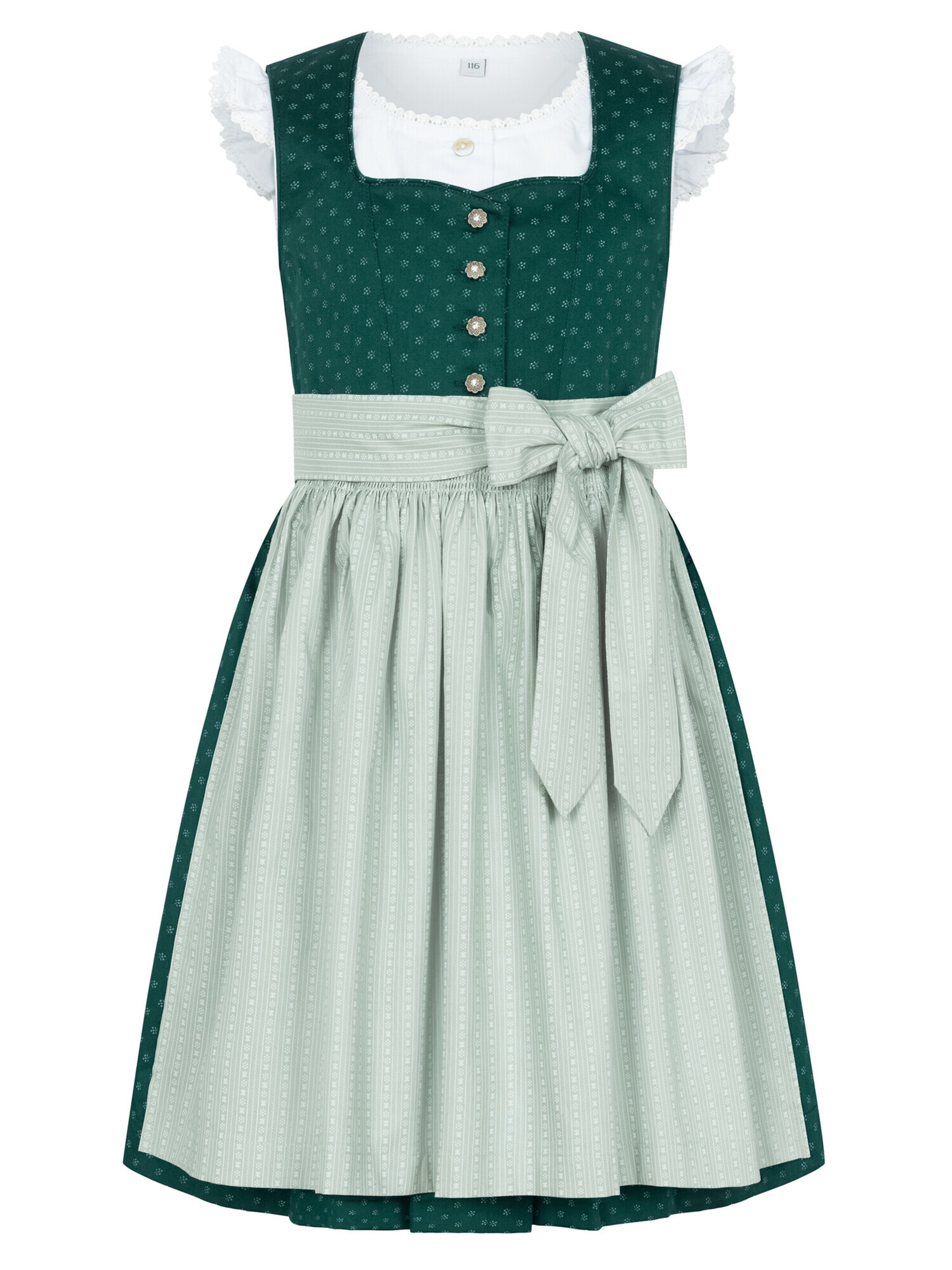Trachtenhof Nübler Dress 'Kinderdirndl Fabia' in 92 in Green, Item view