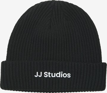 Jack & Jones Junior Beanie in Black: front