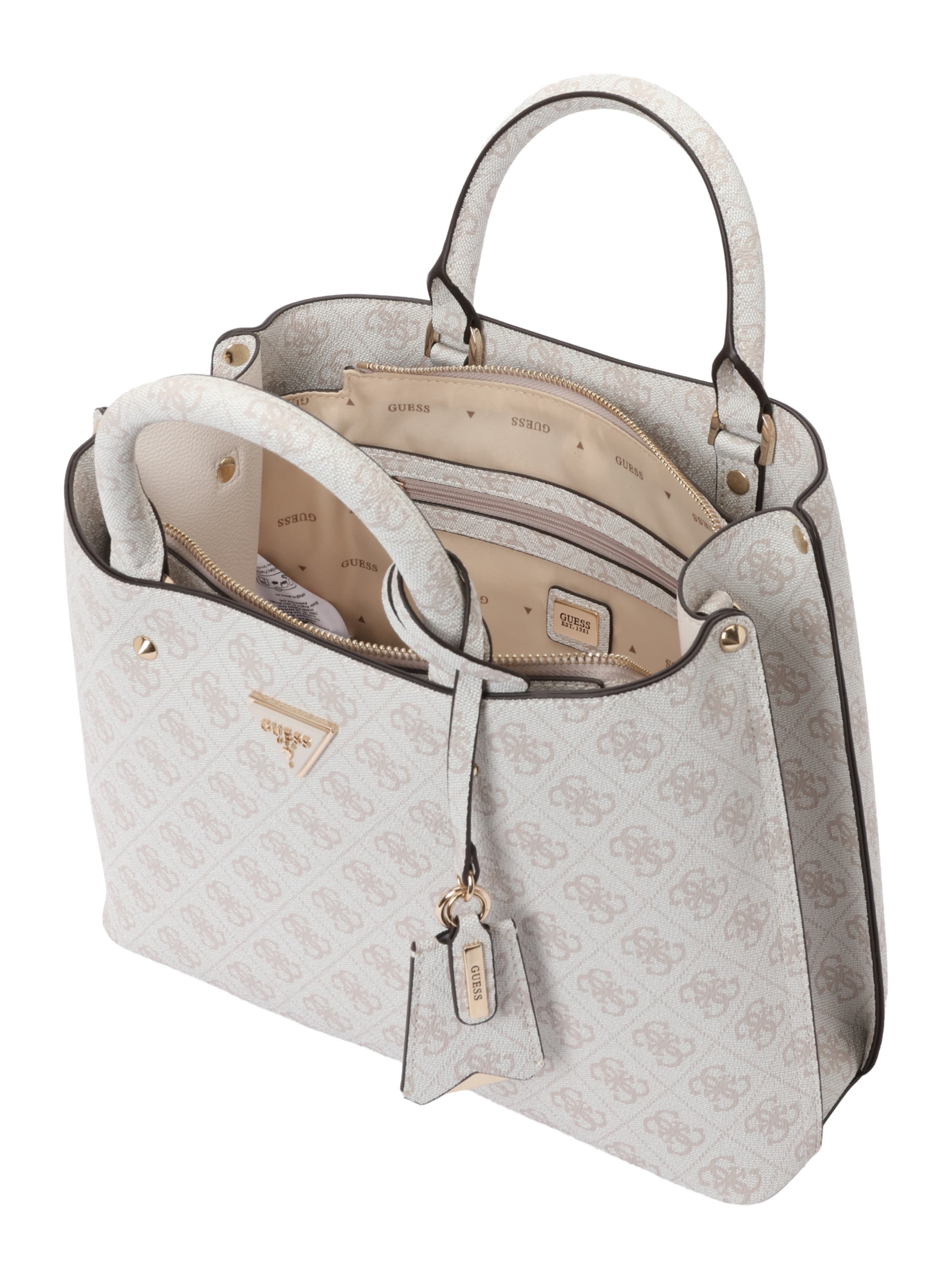 GUESS Handbag 'Merdian II' in White