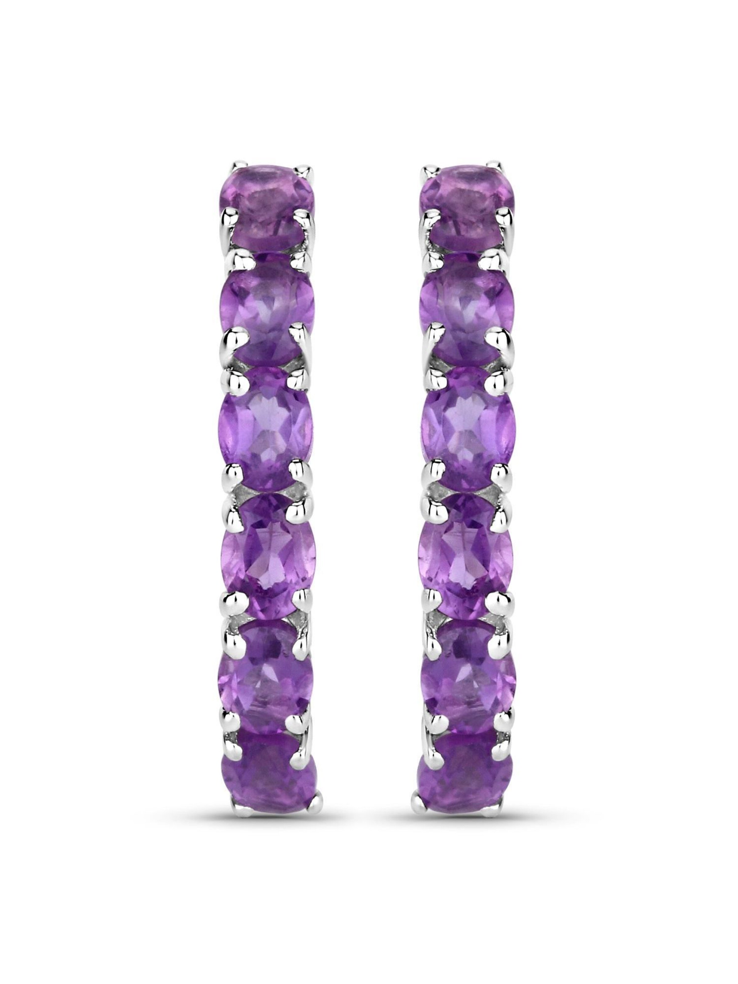 Boucles d'oreilles Rafaela Donata en argent : devant