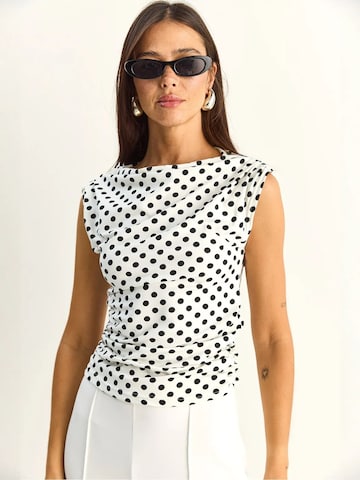 Camicia da donna di Bianco Lucci in bianco: frontale