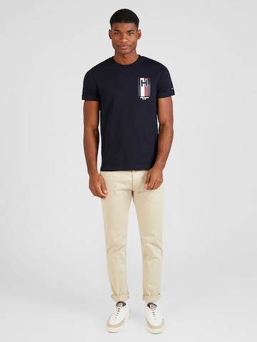 TOMMY HILFIGER Koszulka w kolorze niebieski
