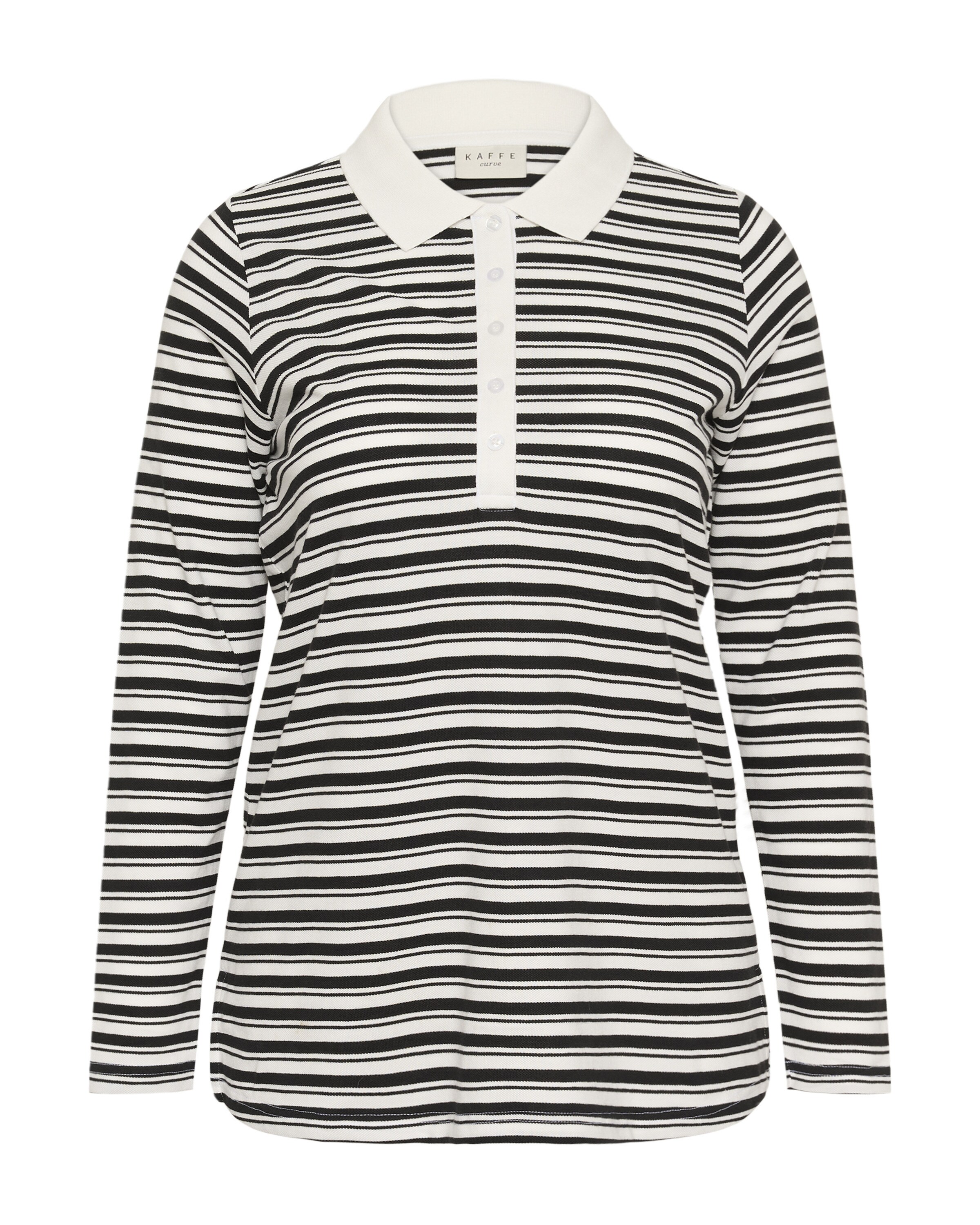 KAFFE CURVE Shirt 'KCmiana' in White: front