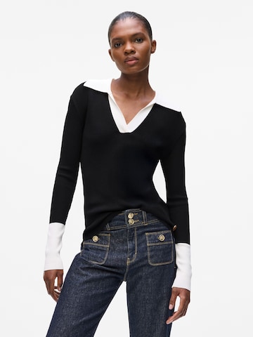 Pullover di Karl Lagerfeld in nero: frontale