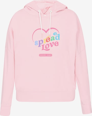 MYMO Mikina 'Back To School' - Ružová: predná strana