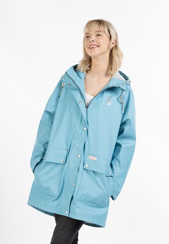 Manteau fonctionnel MYMO en bleu : devant