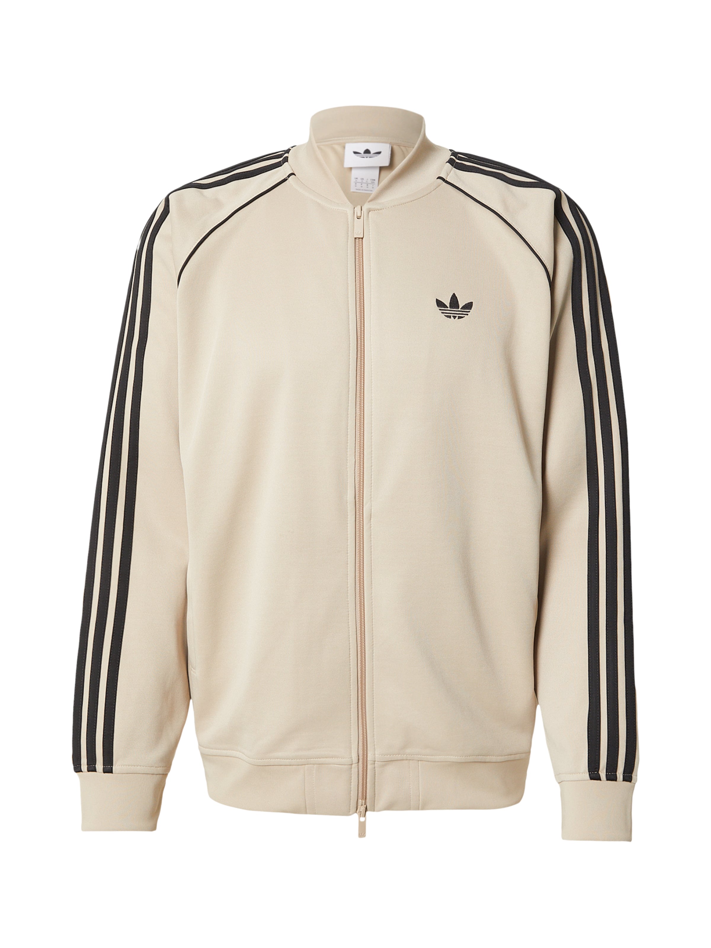 ADIDAS ORIGINALS Кофта на молнии 'Adicolor Classic' в Серовато-бежевый / Черный, Обзор товара