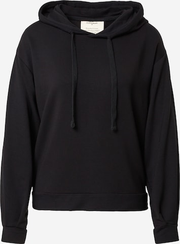 Cream Sweatshirt 'Salina' in Black: front