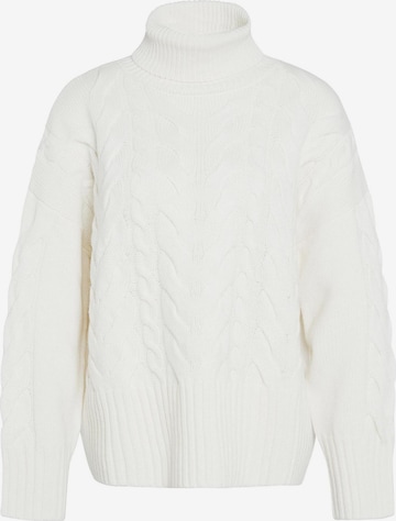 Barbour Sweater 'Woodlane' in White: front