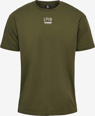 T-Shirt fonctionnel Hummel en vert : devant