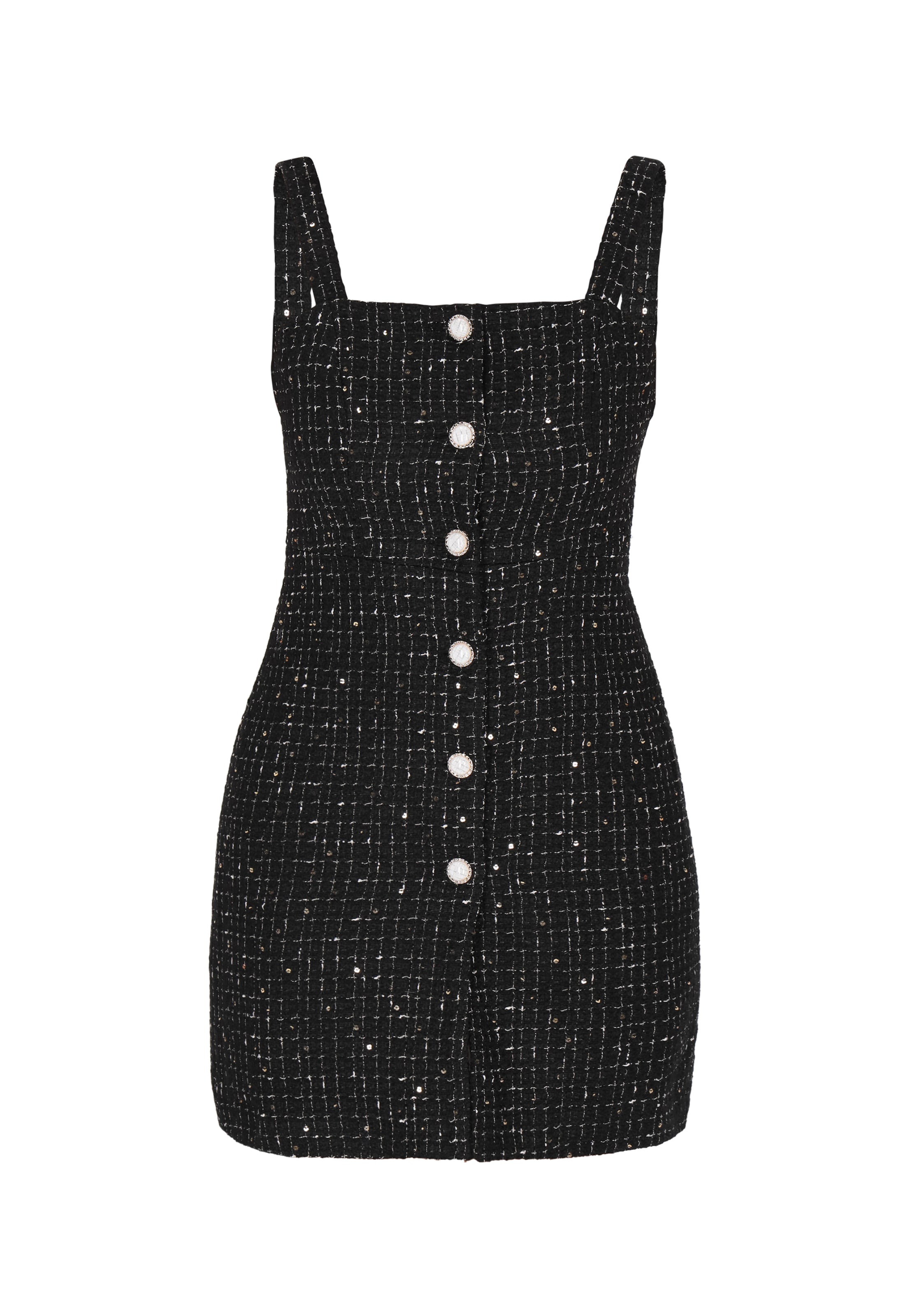 faina - Vestido en negro: frente