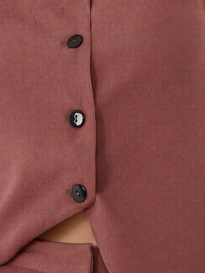 Hiccup Pantalon à pince en marron châtaigne, Vue avec produit