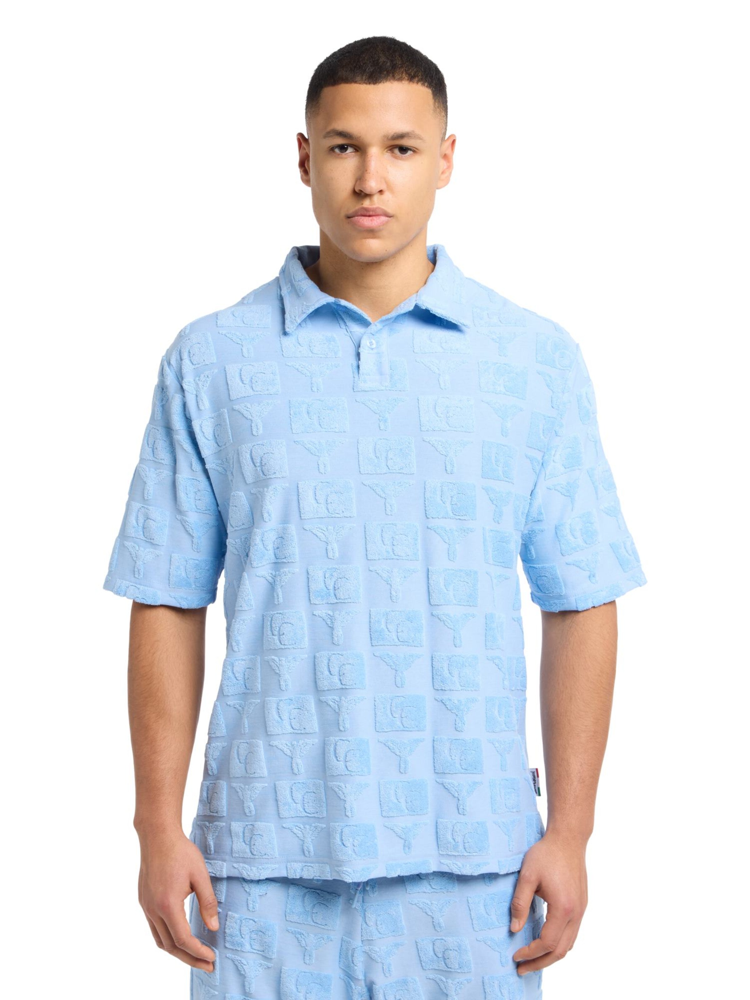 Carlo Colucci Shirt 'Echner' in Blue: front