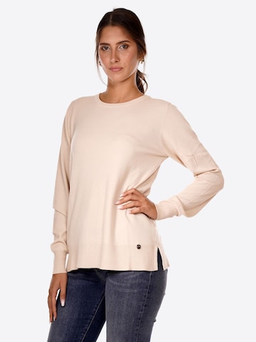 Yes Zee Sweater 'Maglia' in Beige
