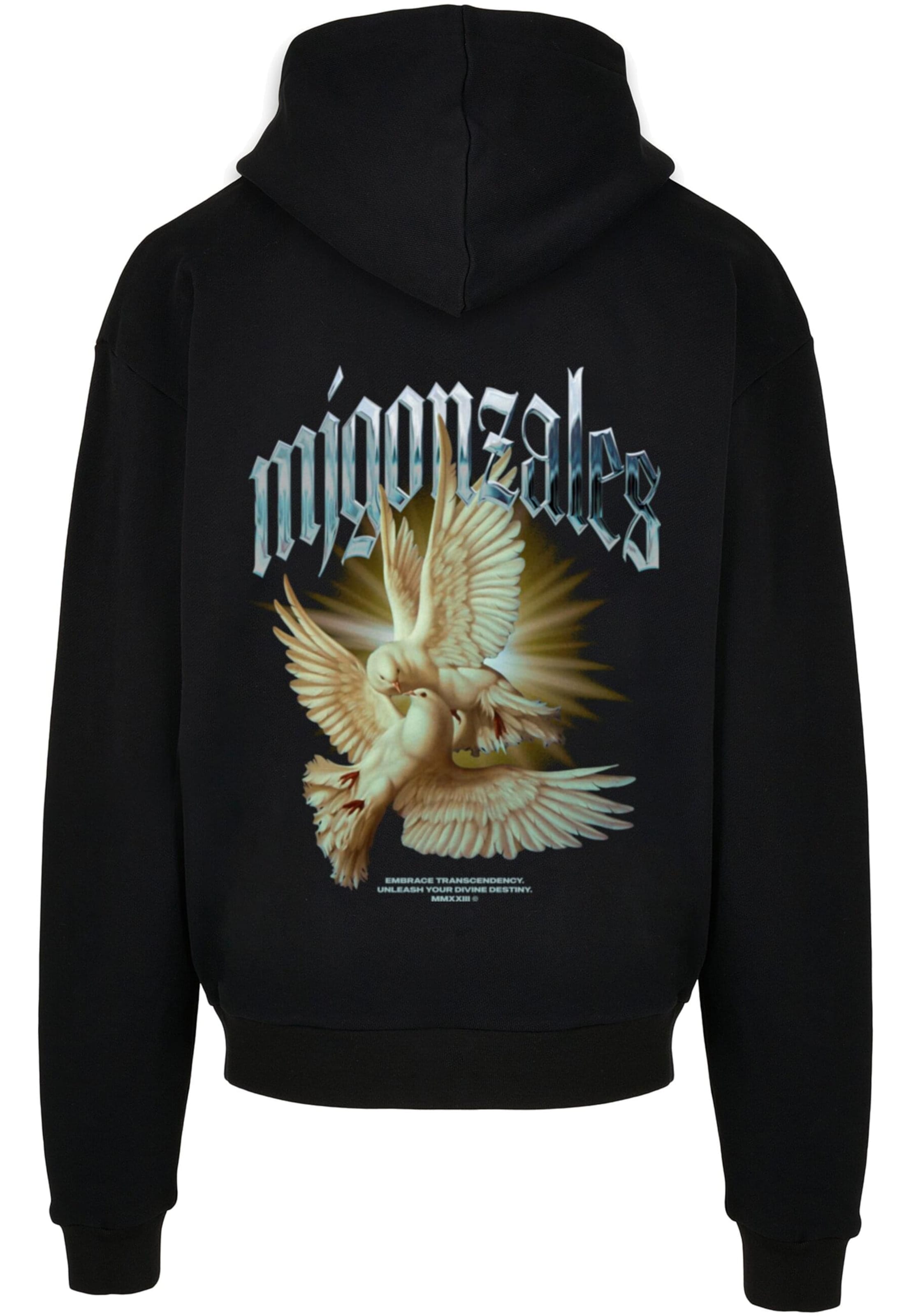 juoda MJ Gonzales Megztinis be užsegimo 'Spirit'