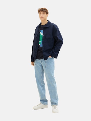 TOM TAILOR DENIM Between-season jacket in Blue