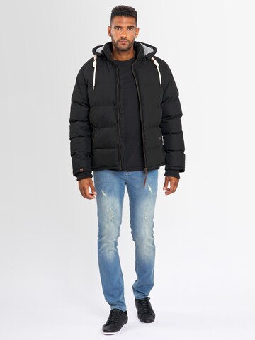 Alessandro Salvarini Winter Jacket in Black