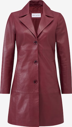 RICANO - Abrigo de entretiempo 'Marzia' en rojo: frente
