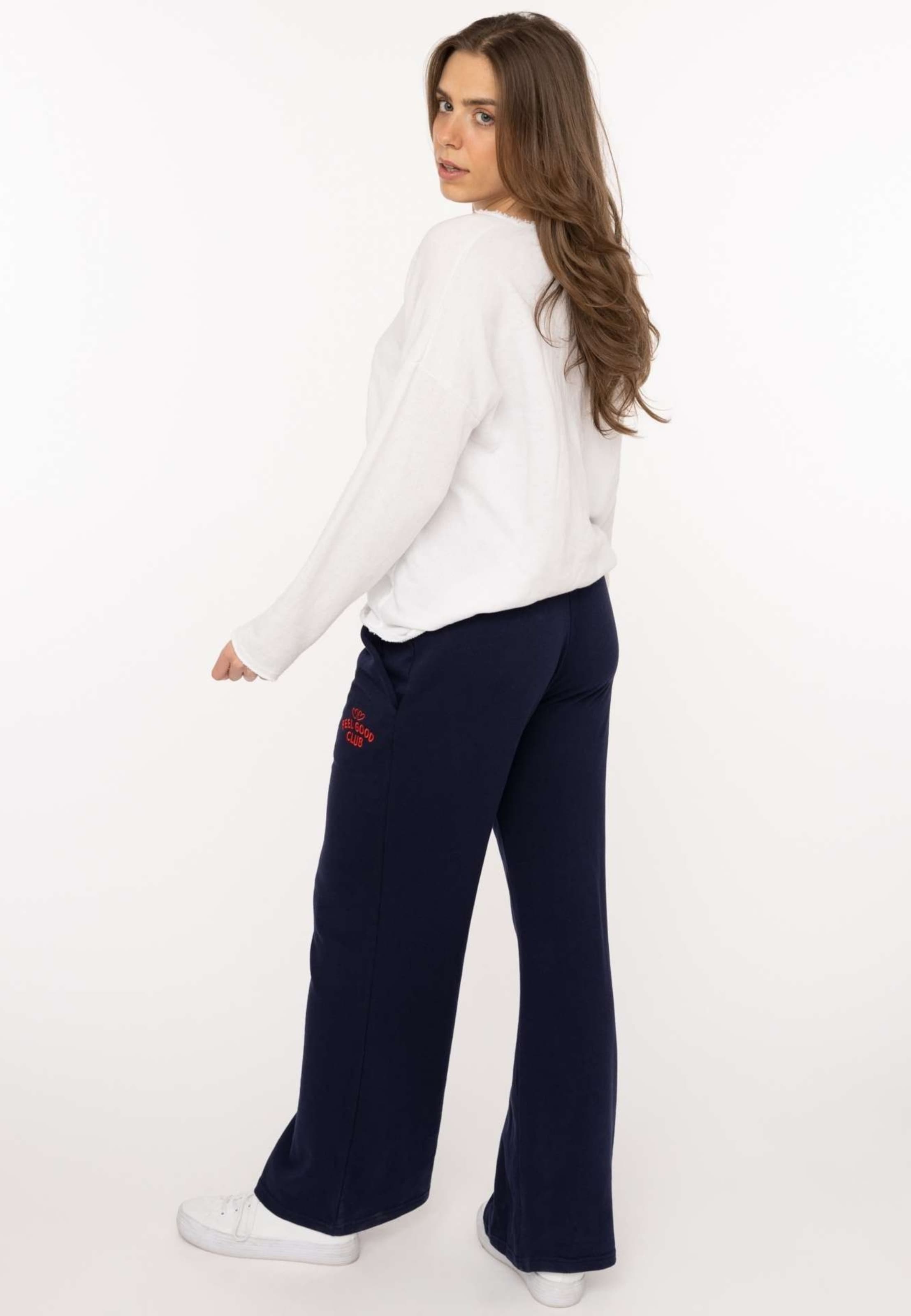 Regular Pantalon Zwillingsherz en bleu