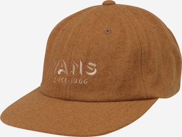 VANS - Gorra 'CLARK' en marrón: frente