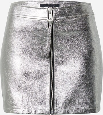 AllSaints Sukně 'CLEO' – stříbrná: přední strana