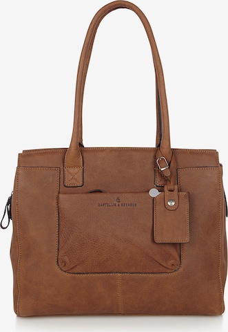 Castelijn & Beerens Shoulder Bag 'Carisma' in Brown: front